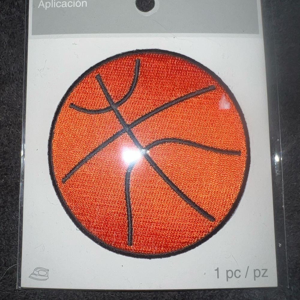 Simplicity Orange Basketball Patch